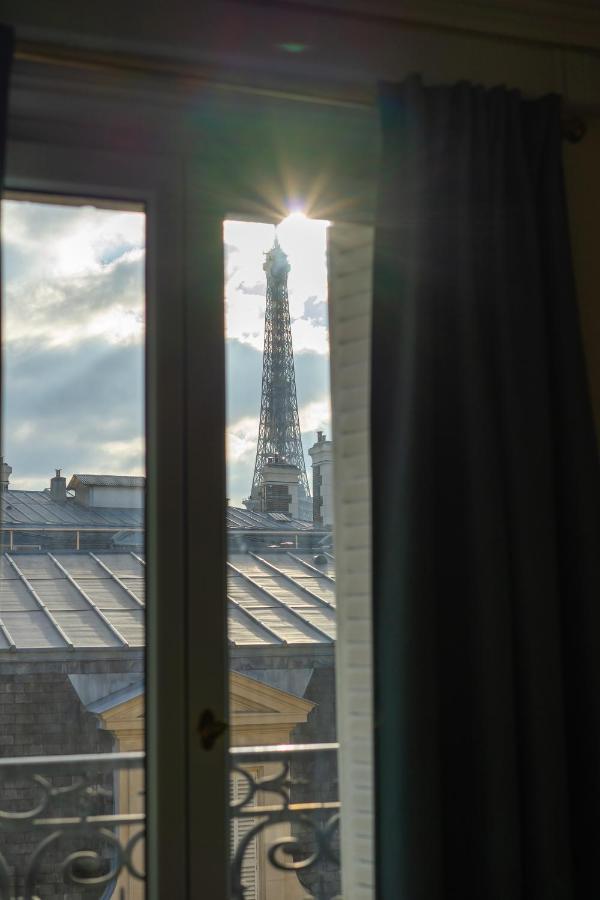 Eiffel Tower view Residence Paris Exterior foto